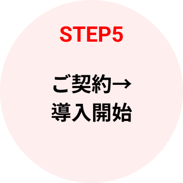 STEP5 ご契約→入金
