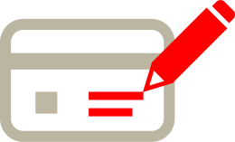 カードの署名アイコン